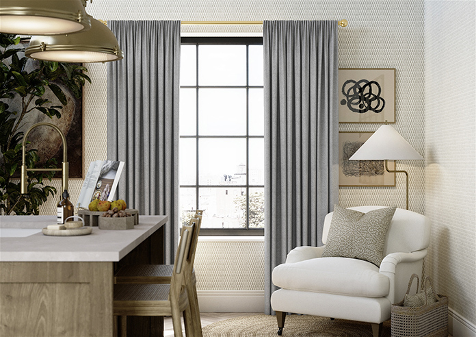 Roslin (Blackout), Koala Grey - Made to Measure Curtains - Image 3